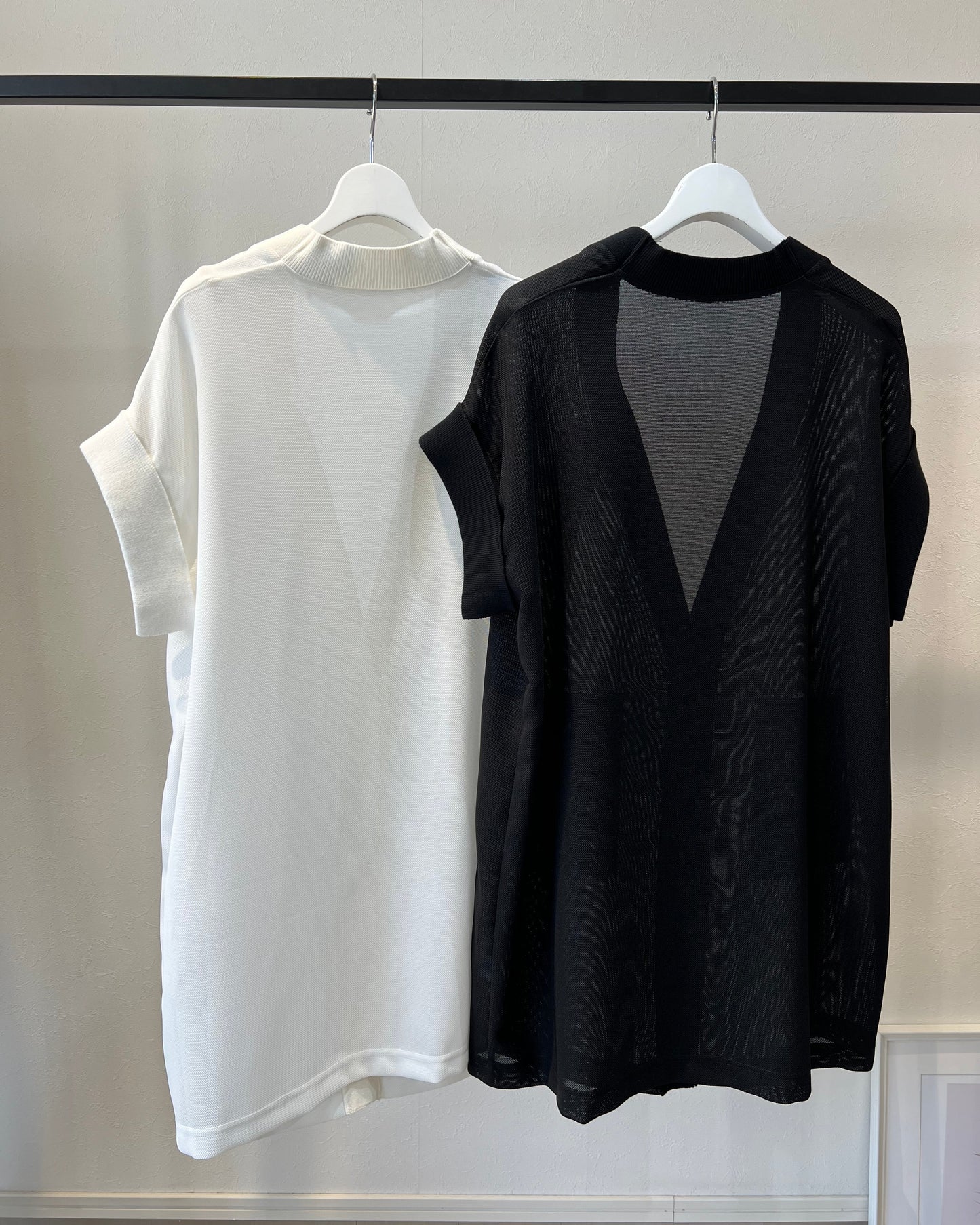 メッシュロングカーディガン