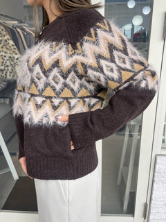 ノルディックニットブルゾン