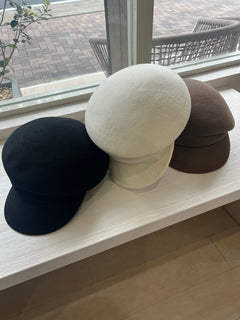 ウール100%キャスケット