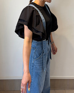 ドッキングフリルTシャツ