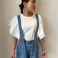 ドッキングフリルTシャツ
