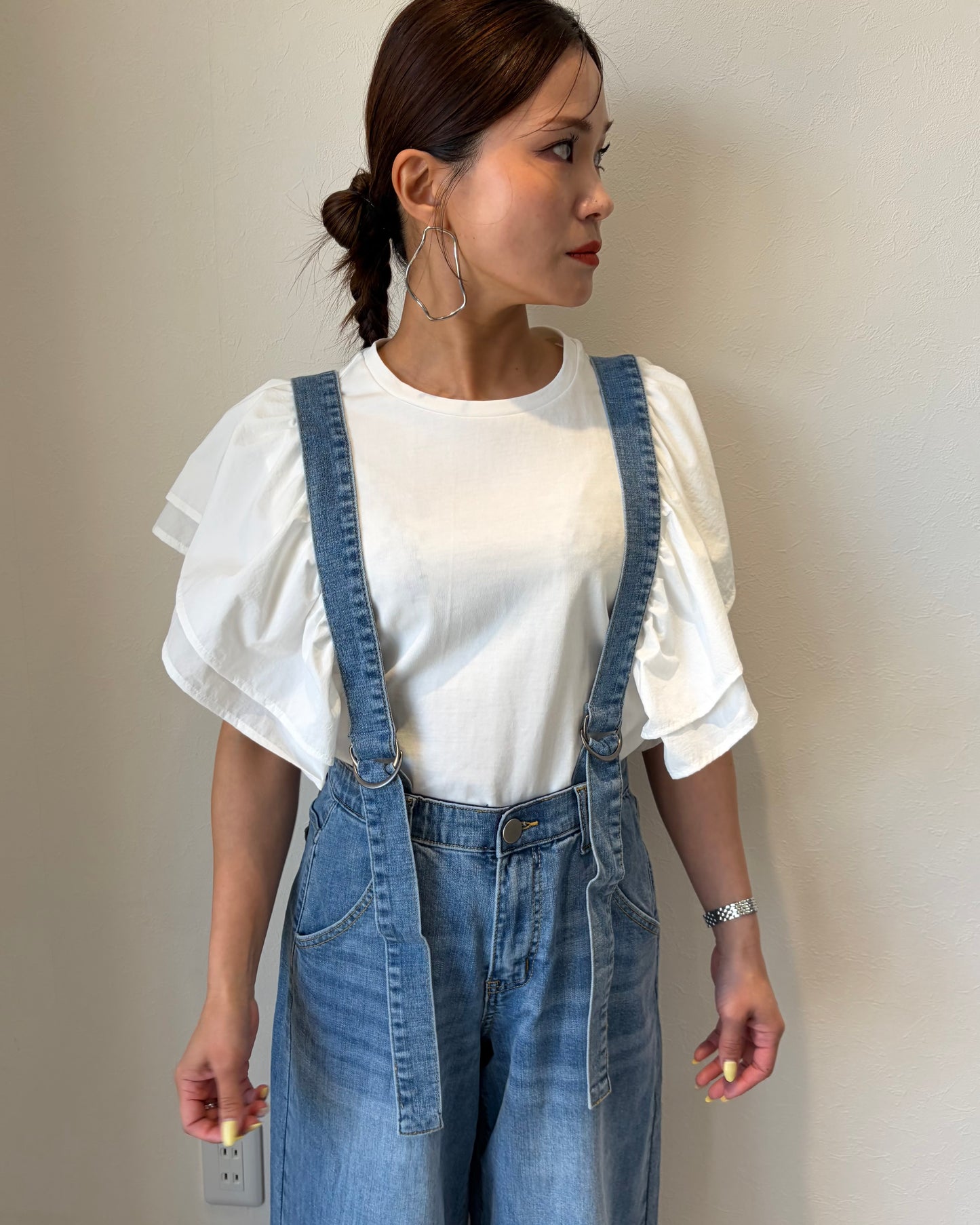 ドッキングフリルTシャツ
