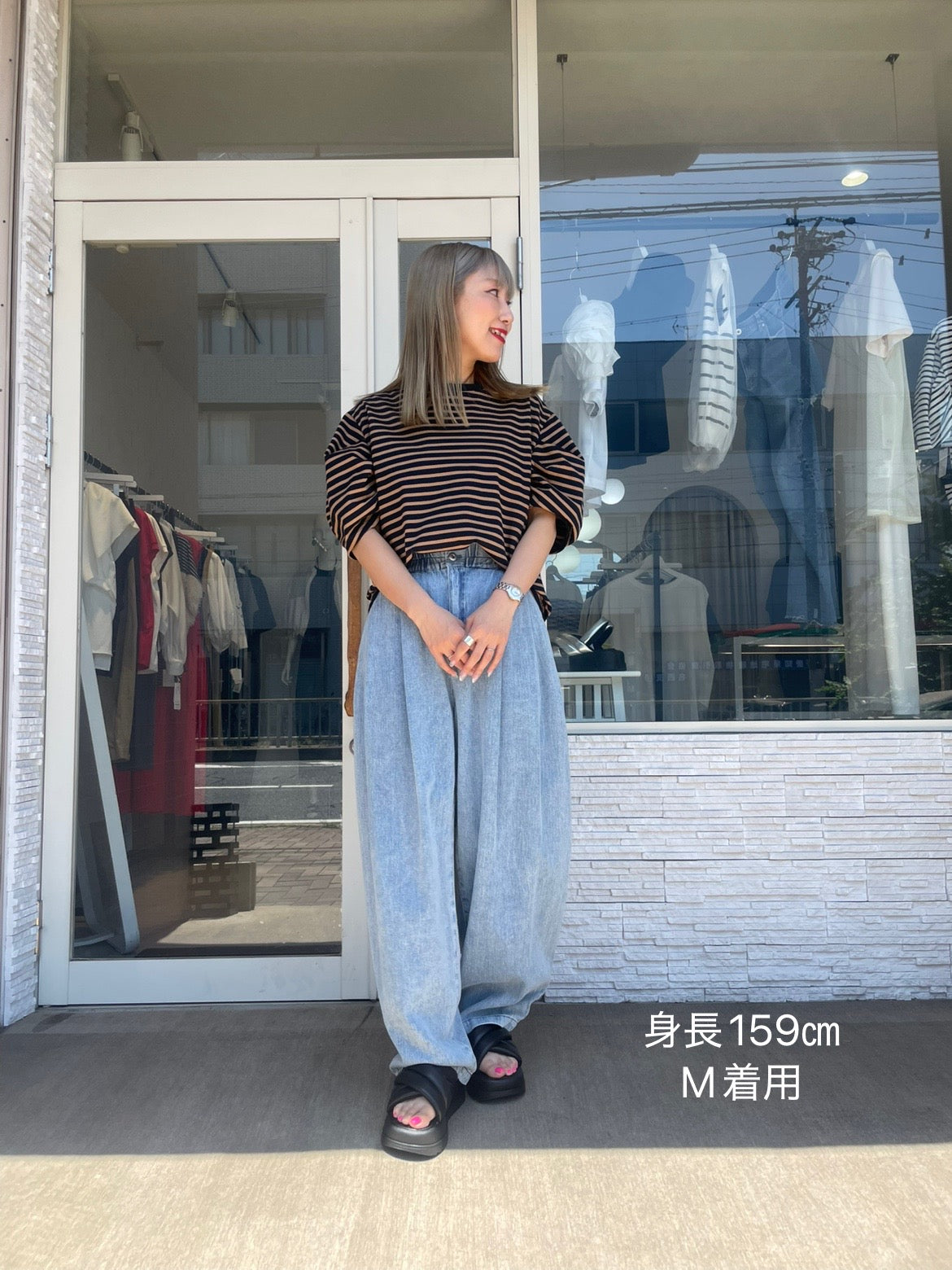【再入荷】リラクシータックデニム