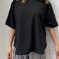 ストレッチシフォンブラウス