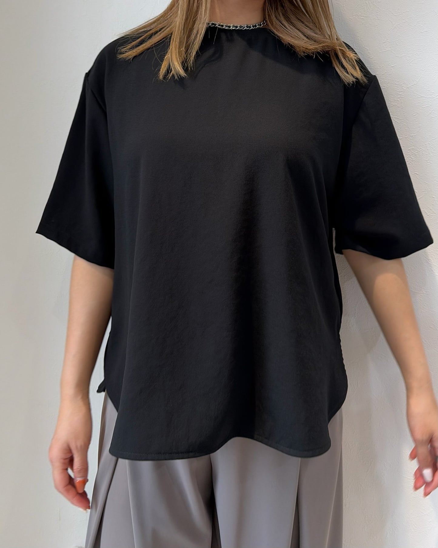 ストレッチシフォンブラウス