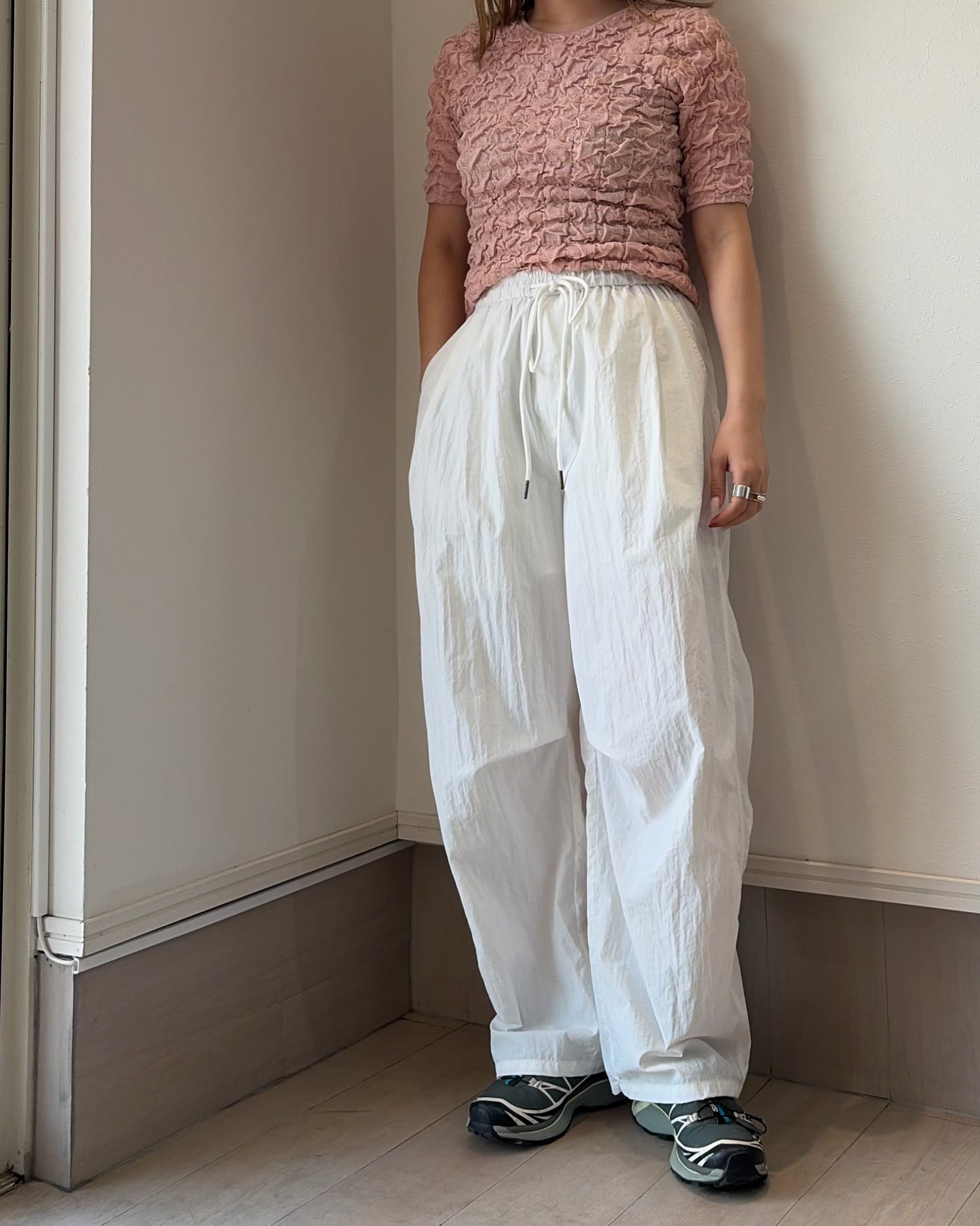 ナイロンカーブパンツ
