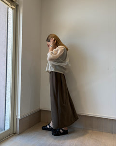 ストレッチシフォンワンピース