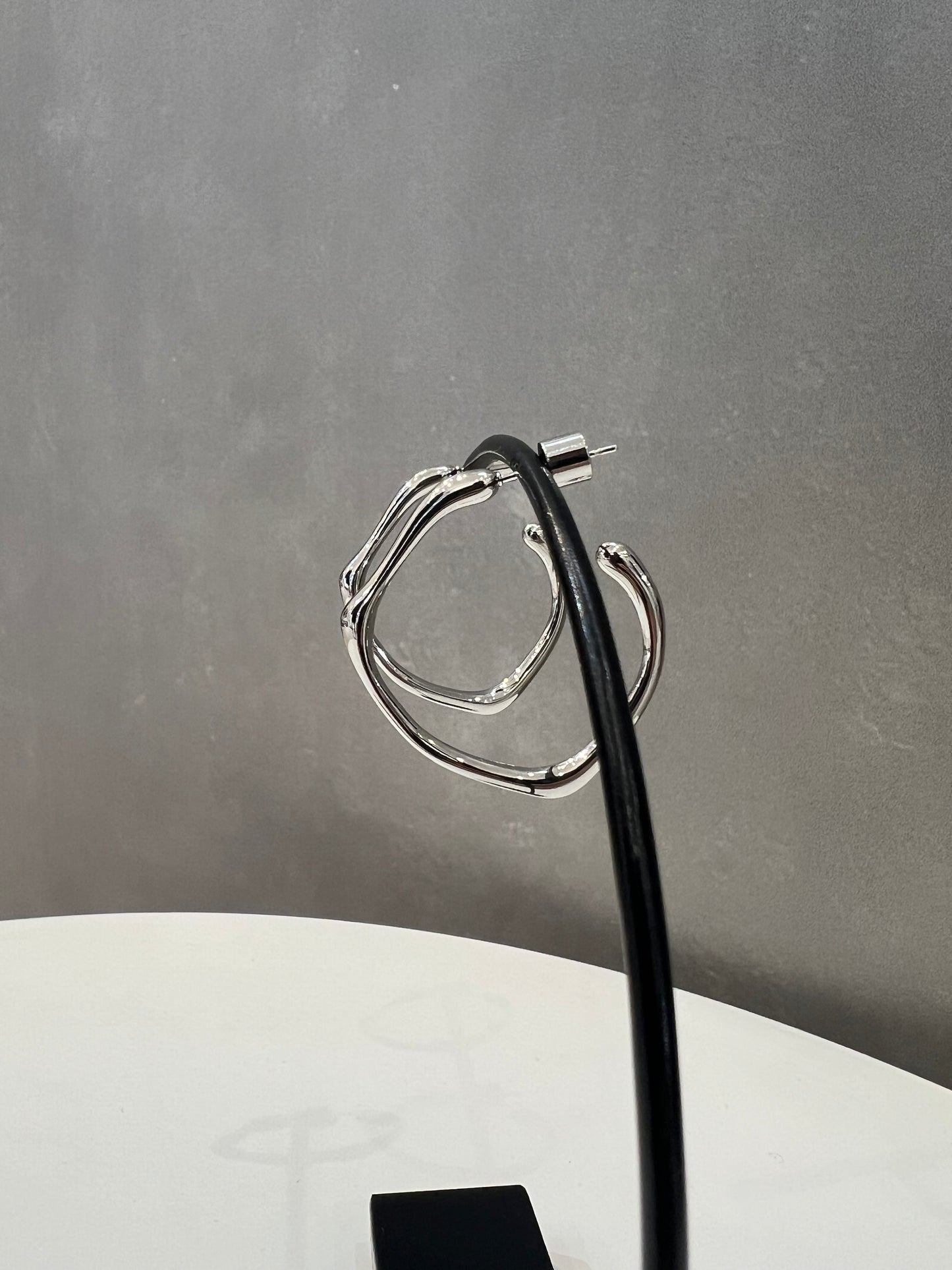 バンブーフープピアス