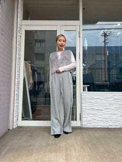 リバーシブルエコムートンショートファーベスト