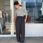 ストレッチシフォンボリュームパンツ