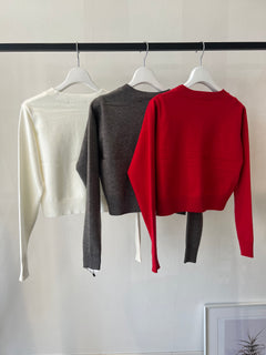 クロップドカーディガン