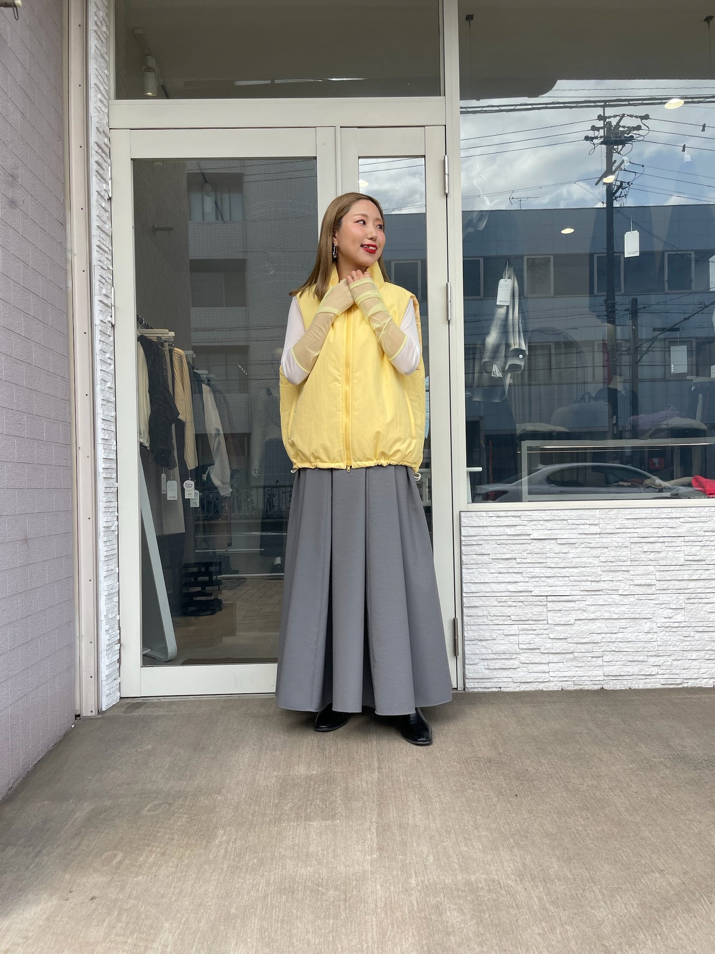 カラーパファーベスト