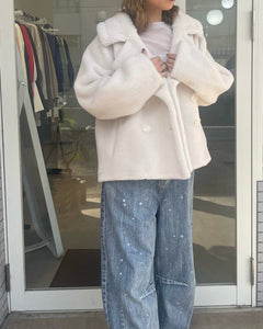 ビッグカラーボアジャケット