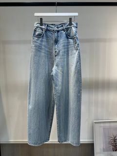 ハイウエストワイドデニム