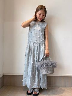 シアードットジャガードワンピース
