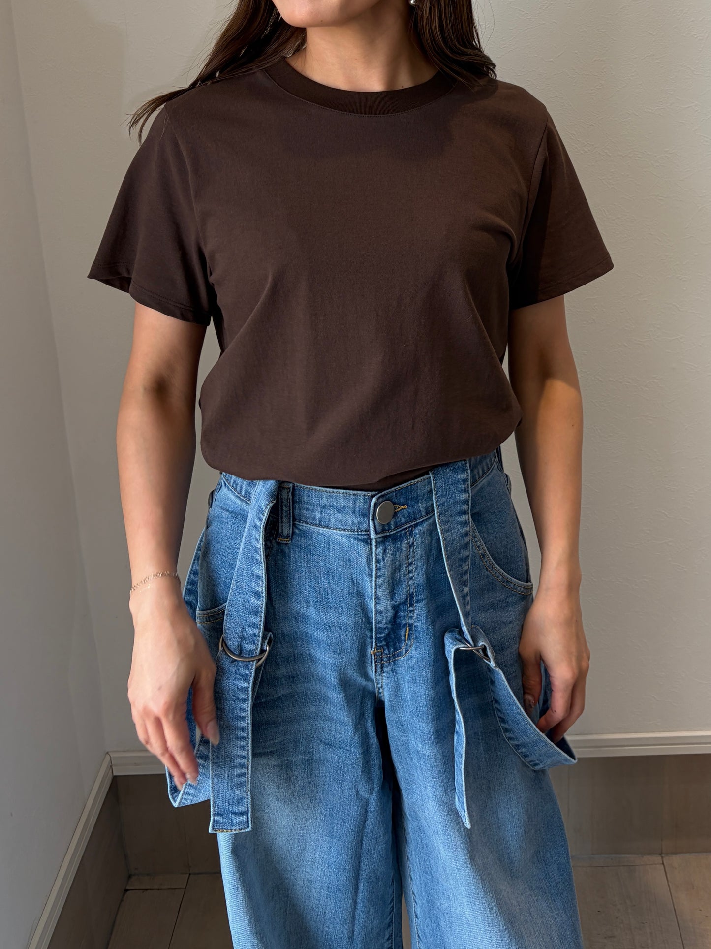 ベーシックコットンTシャツ