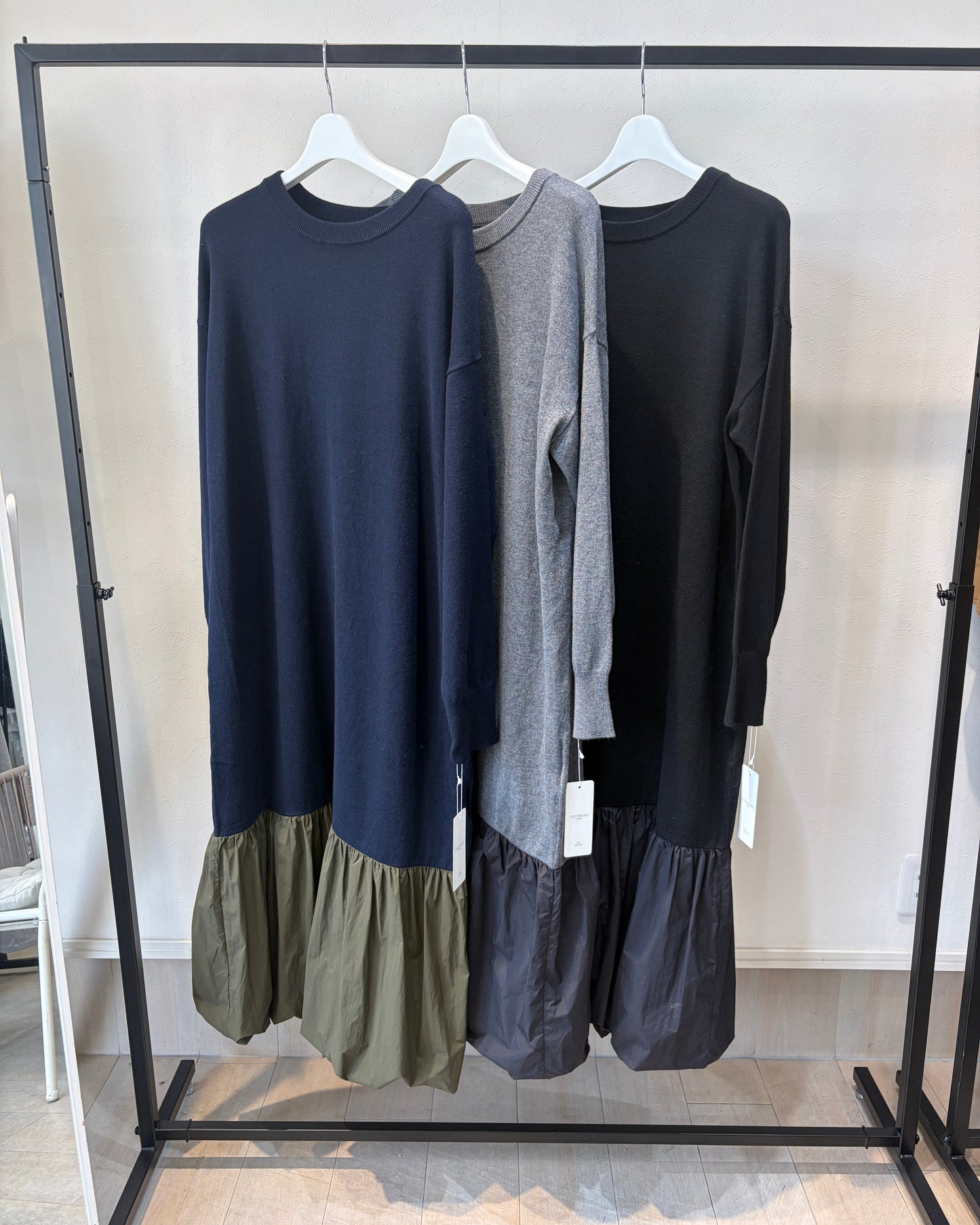 バルーンドッキングニットワンピ
