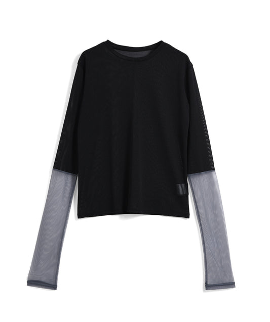 【再入荷】MADE IN JAPAN バイカラーシアートップス