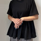 ストレッチシフォンフリルブラウス