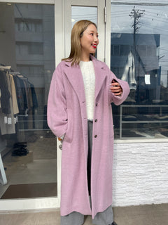 シャギーロングコート