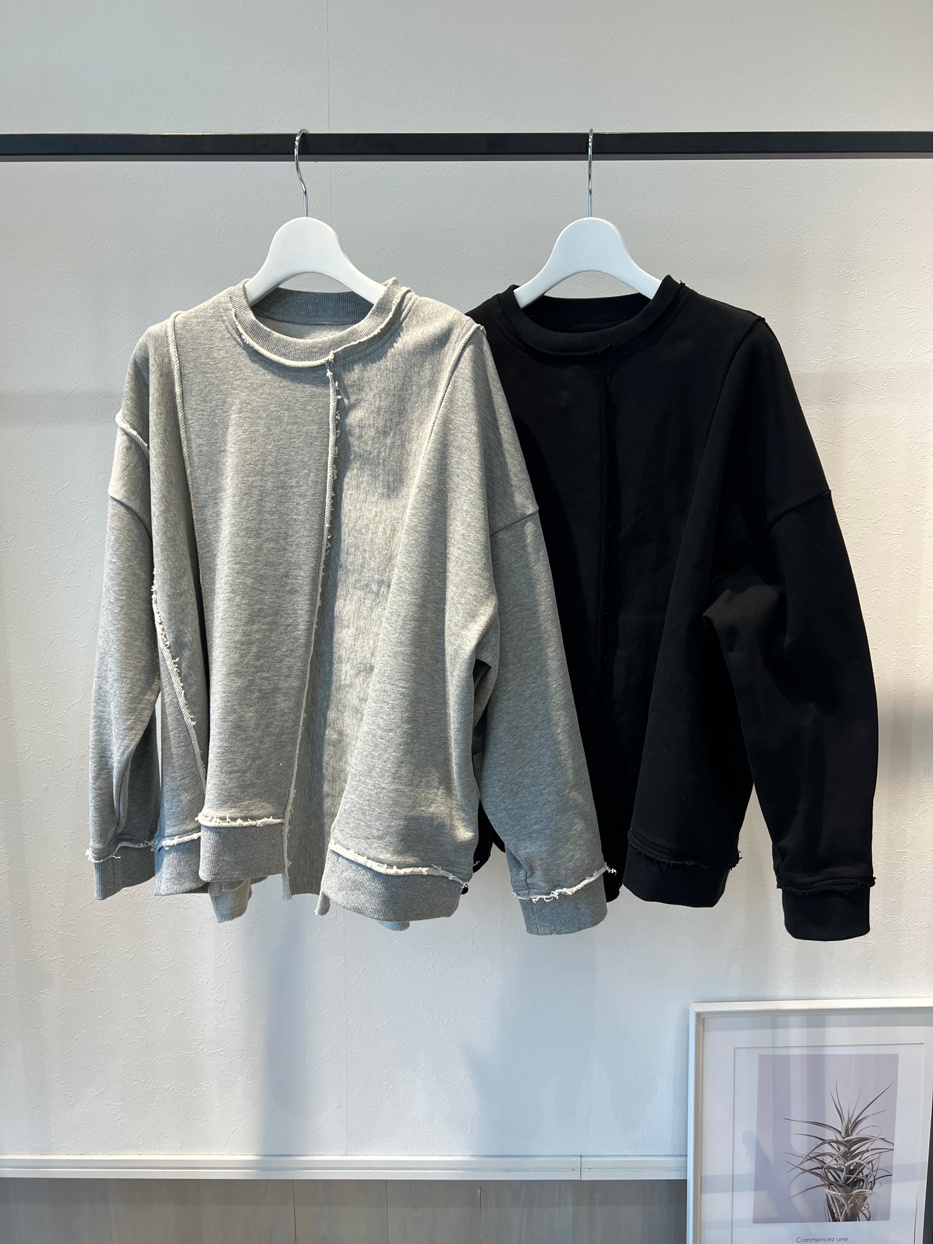 カットオフスウェットプルオーバー – SETiA online