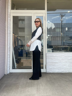 カットオフラインスウェットパンツ