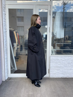 スタンドカラースプリングコート