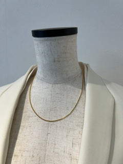 スネークチェーンマグネットネックレス