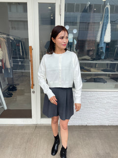 クロップドカーディガン