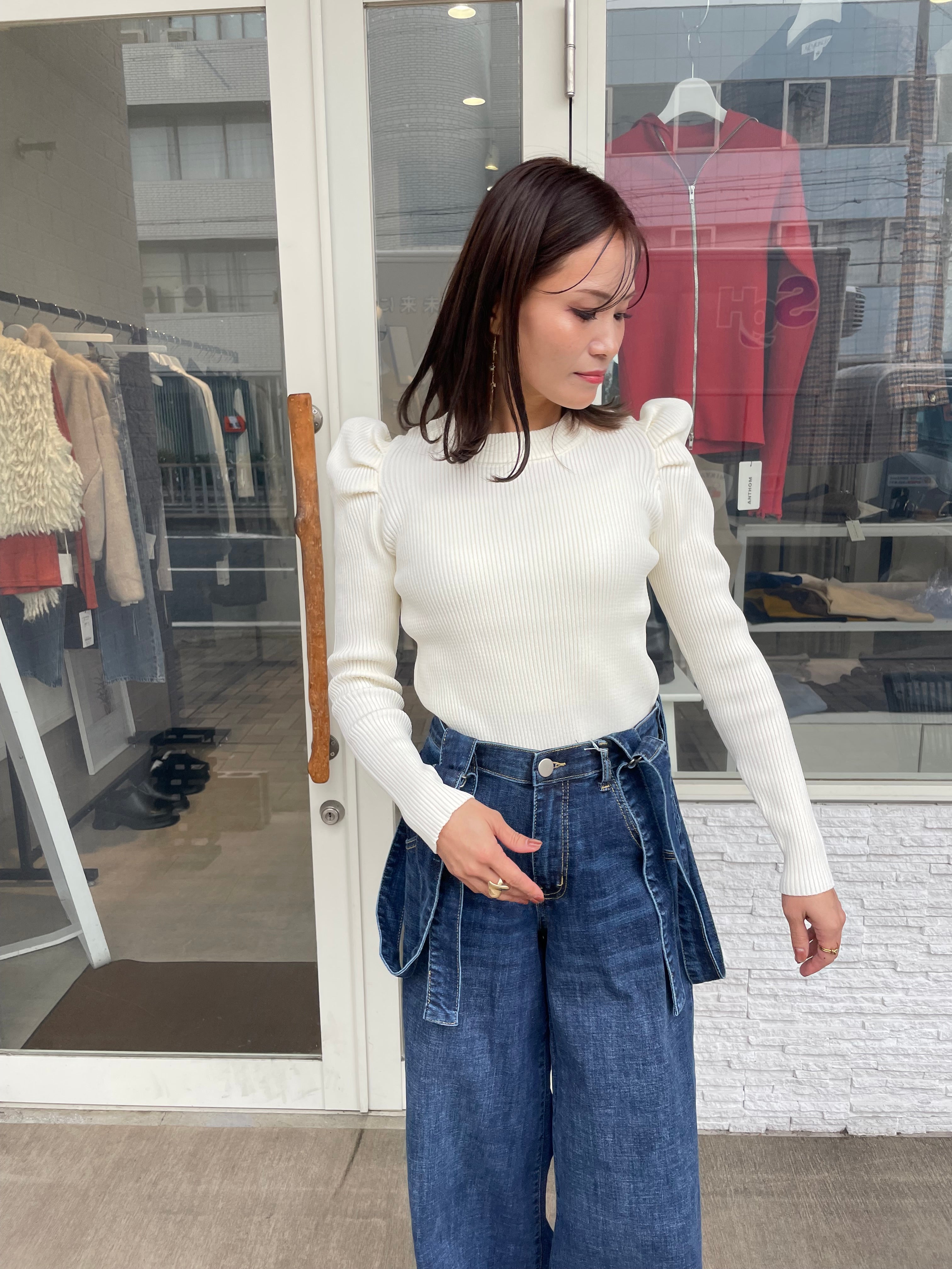 w272.パワショルニット×. パワショルニット | ニット | NOELA OFFICIAL WEB STORE