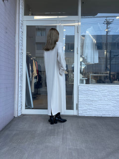 ジョーゼットロングワンピース