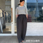 ストレッチシフォンボリュームパンツ