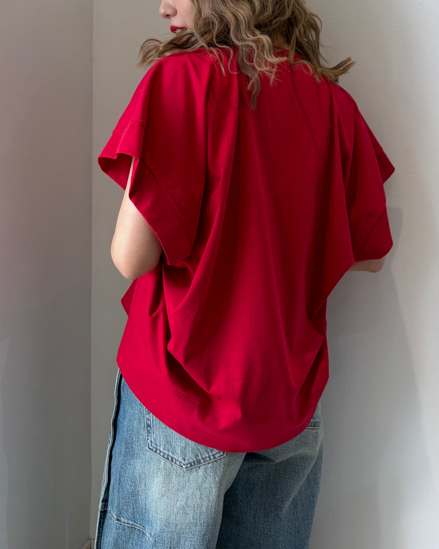 フレアスリーブTシャツ