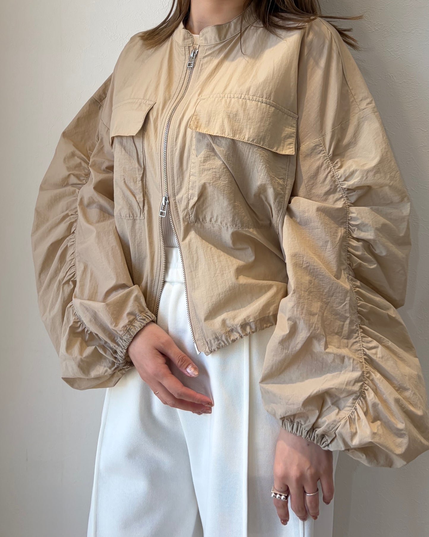 ギャザーブルゾン