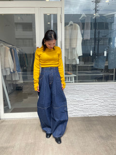 ハイウエストボリュームデニム