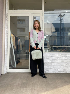 ネオンミックスカーディガン