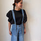 ドッキングフリルTシャツ