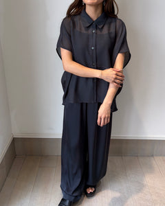 メッシュシアーシャツ
