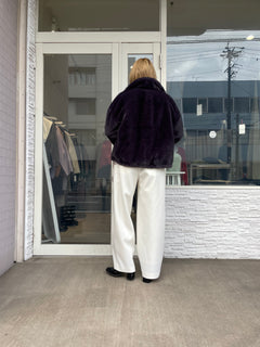 ステッチデザインバレルパンツ