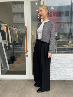 クロップドカーディガン