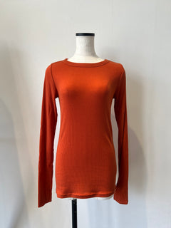 シルクカシミアブレンドリブトップス