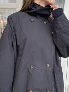 スタンドカラースプリングコート