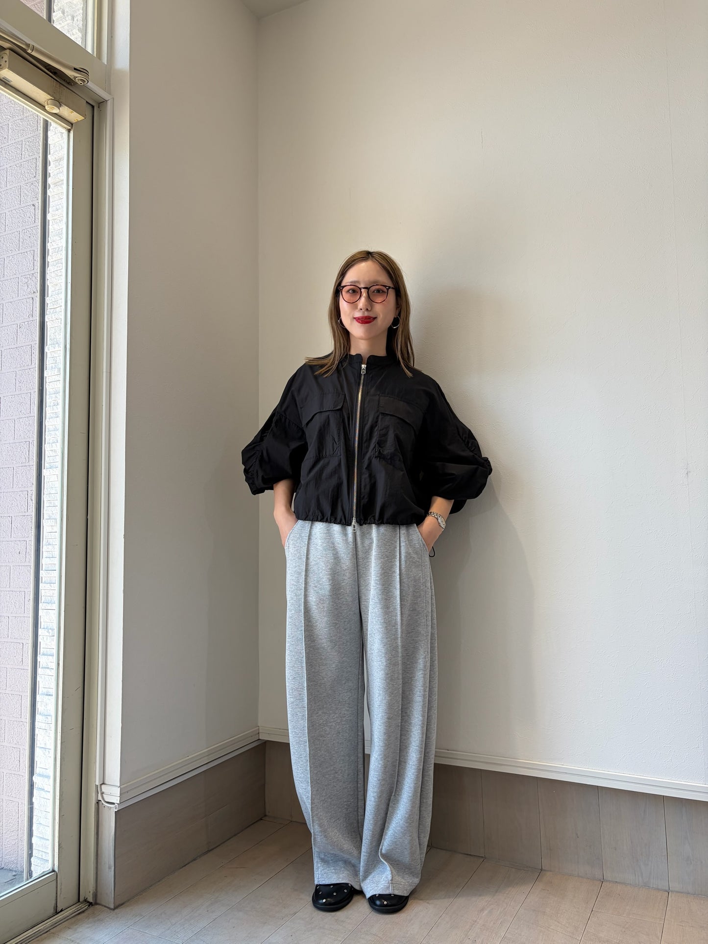 ギャザーブルゾン