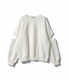 cut out sweat pullover