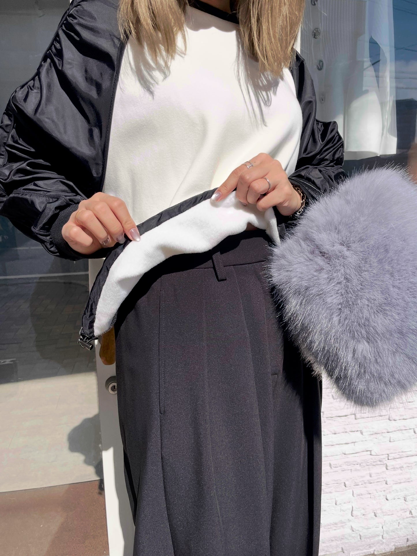 ボンバーヒートドッキングプルオーバー