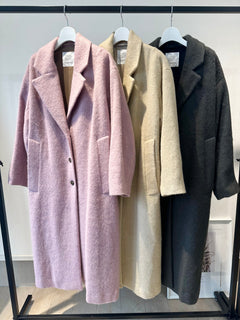 シャギーロングコート