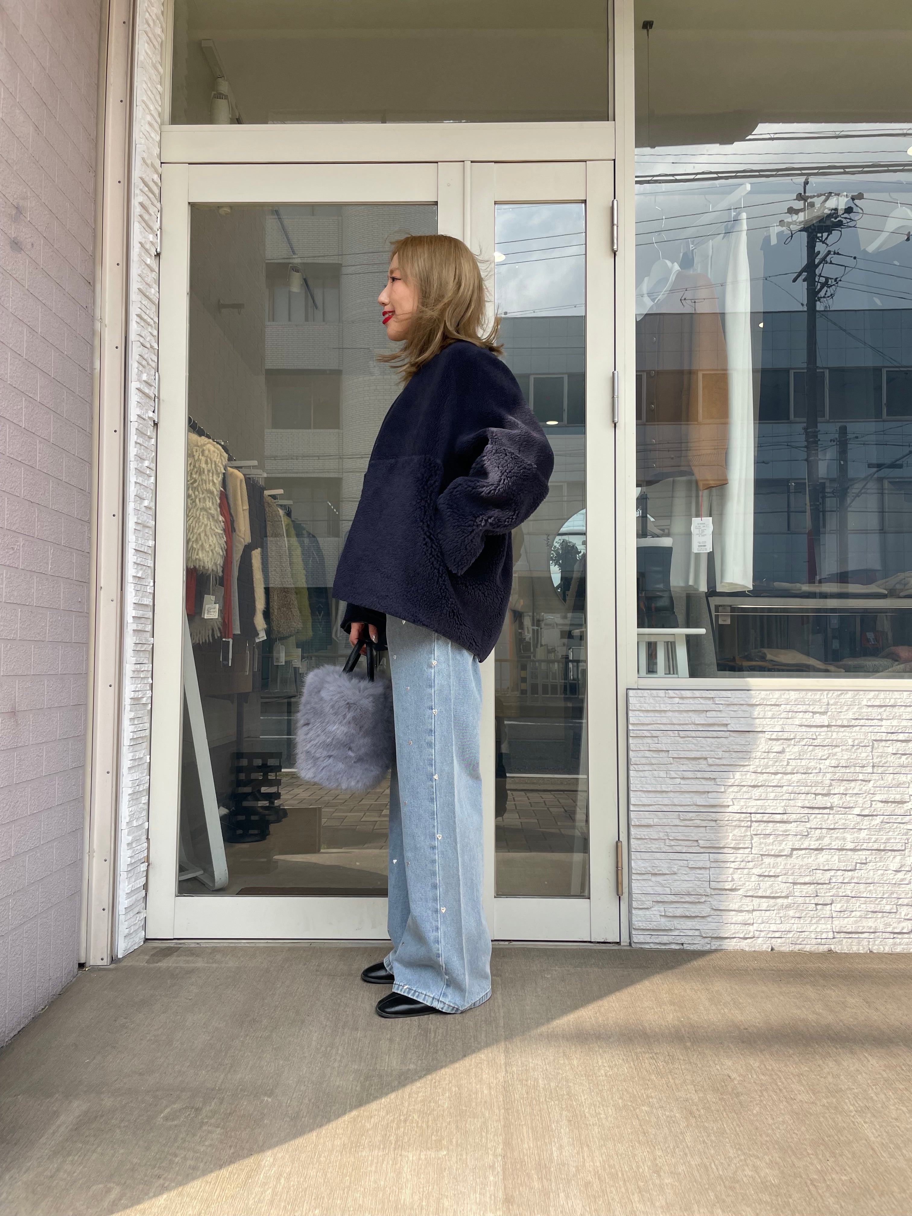 SETiA リバーシブル　エコムートン　ジャケット　ボアコート　2way セチア リバーシブルエコムートンジャケット – SETiA online