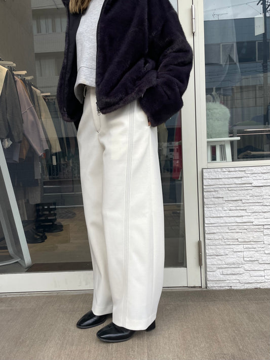 ステッチデザインバレルパンツ