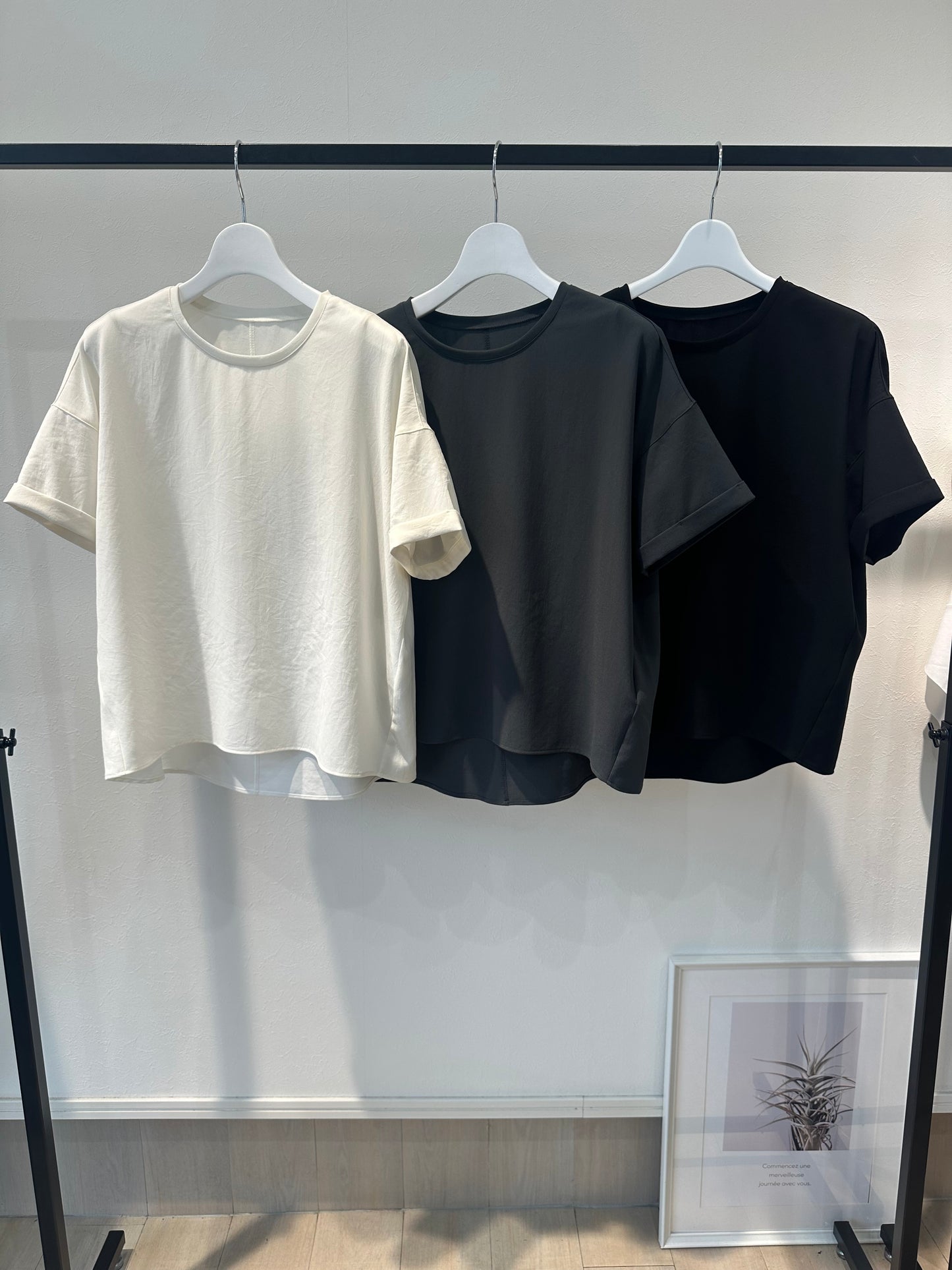 【再入荷】ストレッチシフォンブラウス