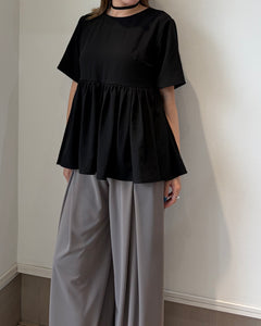 ストレッチシフォンフリルブラウス